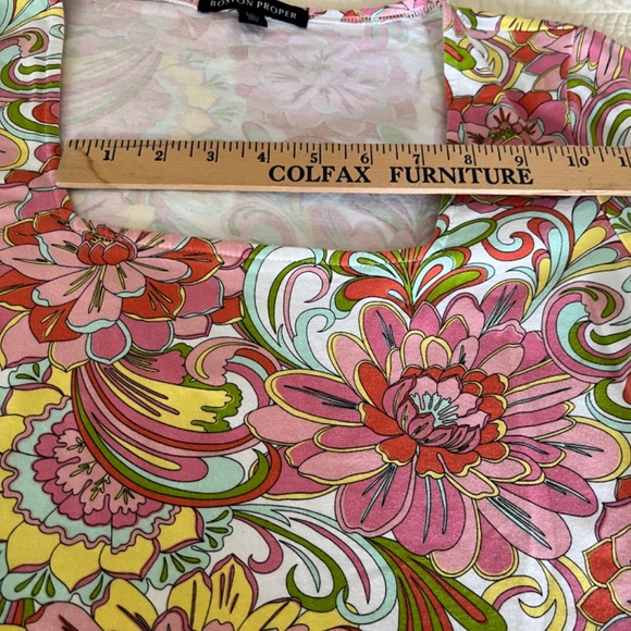 Boston Proper pull over top - 3/4 sleeve - size S - Picture 5 of 9